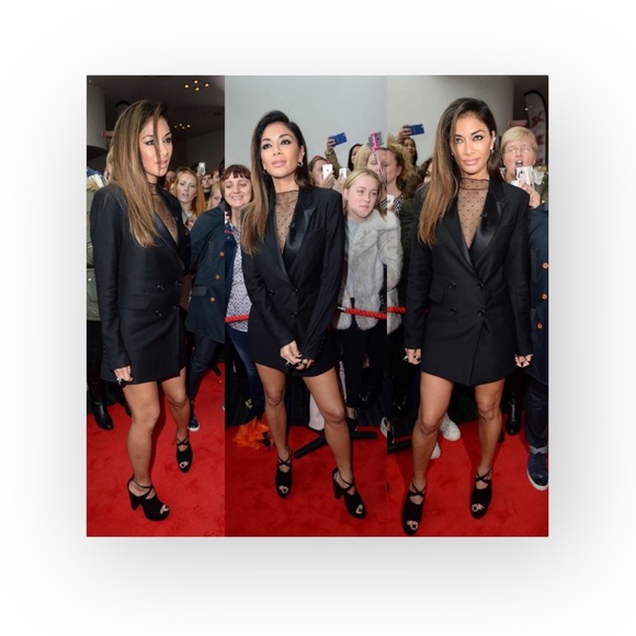 HTF: new Aquazzurra ☻︎ Kaya Plateau Platform Suede Sandals ☻︎ Red Carpet 40.5 10 - Picture 5 of 17